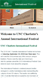 Mobile Screenshot of ifest.uncc.edu