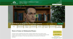 Desktop Screenshot of mathfinance.uncc.edu