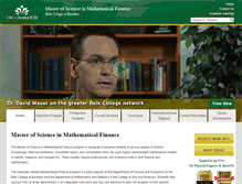 Tablet Screenshot of mathfinance.uncc.edu