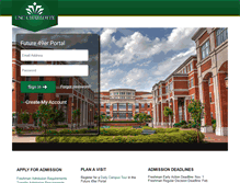 Tablet Screenshot of futurefortyniners.uncc.edu