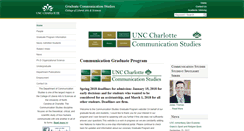 Desktop Screenshot of gradcomm.uncc.edu