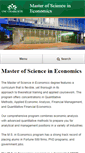 Mobile Screenshot of msecon.uncc.edu