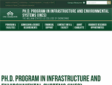 Tablet Screenshot of ines.uncc.edu