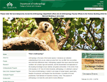 Tablet Screenshot of anthropology.uncc.edu
