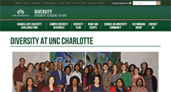 Desktop Screenshot of diversity.uncc.edu