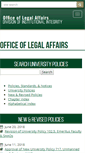 Mobile Screenshot of legal.uncc.edu