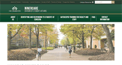 Desktop Screenshot of ninercare.uncc.edu