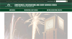 Desktop Screenshot of conferences.uncc.edu