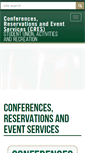 Mobile Screenshot of conferences.uncc.edu