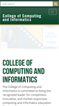 Mobile Screenshot of cci.uncc.edu