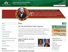 Tablet Screenshot of africana.uncc.edu