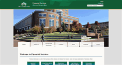 Desktop Screenshot of finance.uncc.edu