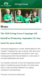Mobile Screenshot of givinggreen.uncc.edu