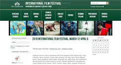 Desktop Screenshot of filmfest.uncc.edu