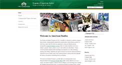 Desktop Screenshot of americanstudies.uncc.edu