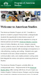 Mobile Screenshot of americanstudies.uncc.edu