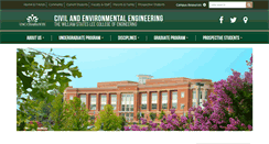 Desktop Screenshot of cee.uncc.edu