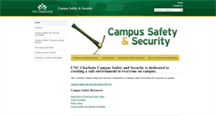 Desktop Screenshot of campussafety.uncc.edu
