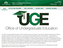 Tablet Screenshot of academicservices.uncc.edu