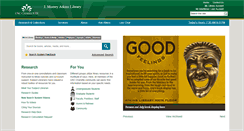 Desktop Screenshot of library.uncc.edu