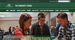 Desktop Screenshot of graduateschool.uncc.edu