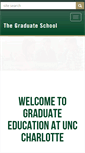 Mobile Screenshot of graduateschool.uncc.edu