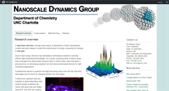 Desktop Screenshot of nano-dynamics.uncc.edu