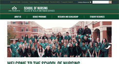 Desktop Screenshot of nursing.uncc.edu
