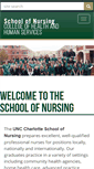 Mobile Screenshot of nursing.uncc.edu