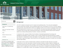 Tablet Screenshot of editorethics.uncc.edu