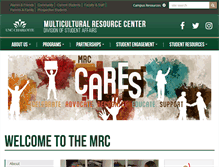 Tablet Screenshot of mrc.uncc.edu