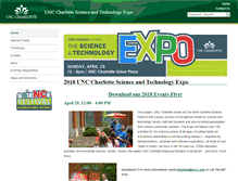 Tablet Screenshot of ncsciencefestival.uncc.edu