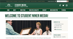 Desktop Screenshot of media.uncc.edu
