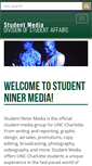 Mobile Screenshot of media.uncc.edu