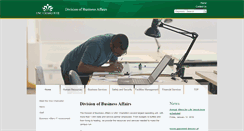 Desktop Screenshot of businessaffairs.uncc.edu