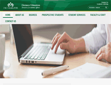 Tablet Screenshot of distanceed.uncc.edu