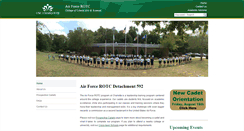 Desktop Screenshot of afrotc.uncc.edu