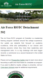 Mobile Screenshot of afrotc.uncc.edu