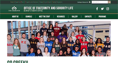 Desktop Screenshot of greeklife.uncc.edu