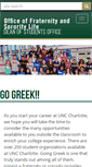 Mobile Screenshot of greeklife.uncc.edu