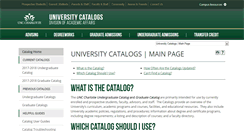 Desktop Screenshot of catalog.uncc.edu