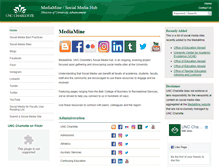 Tablet Screenshot of mediamine.uncc.edu