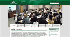 Desktop Screenshot of facultygovernance.uncc.edu