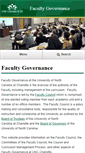 Mobile Screenshot of facultygovernance.uncc.edu