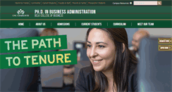Desktop Screenshot of phd-business.uncc.edu