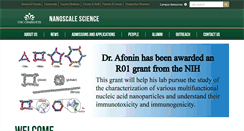 Desktop Screenshot of nanoscalescience.uncc.edu