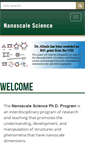 Mobile Screenshot of nanoscalescience.uncc.edu